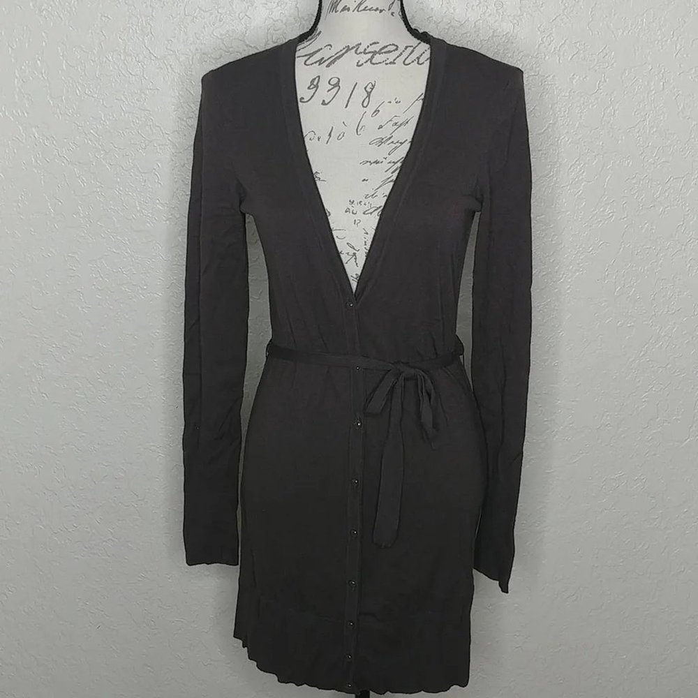 Ann Taylor Cardigan Gray Size S - fc48